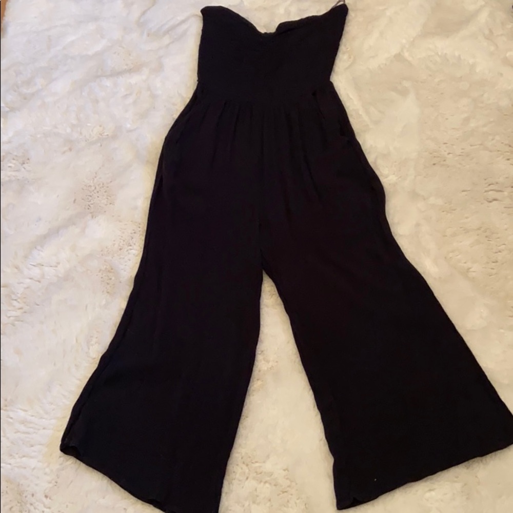 AE cropped strapless jumpsuit